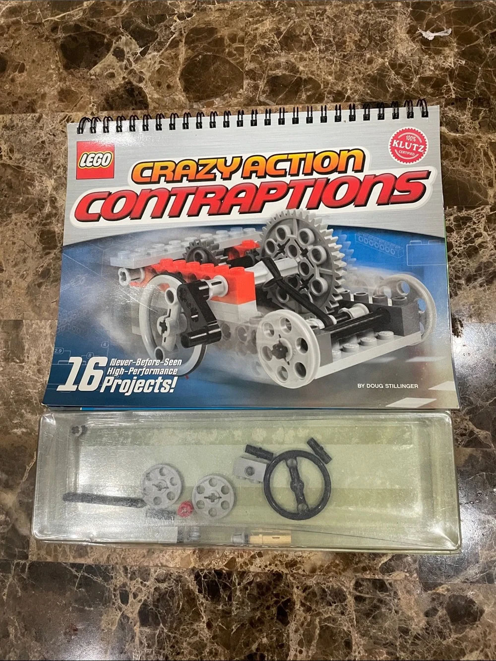 Lego Crazy Action Contraptions - White, Red, Black(parts are missing)